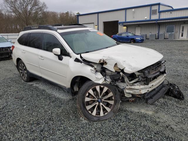 4S4BSBLC3F3213063 - 2015 SUBARU OUTBACK 2.5I LIMITED WHITE photo 4