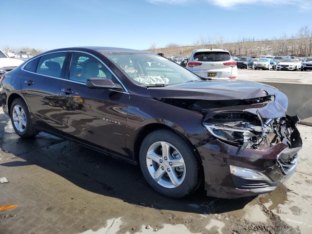 1G1ZB5ST7MF076056 - 2021 CHEVROLET MALIBU LS MAROON photo 4