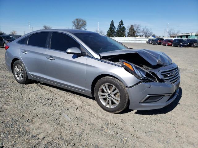 5NPE24AF0HH518389 - 2017 HYUNDAI SONATA SE GRAY photo 4