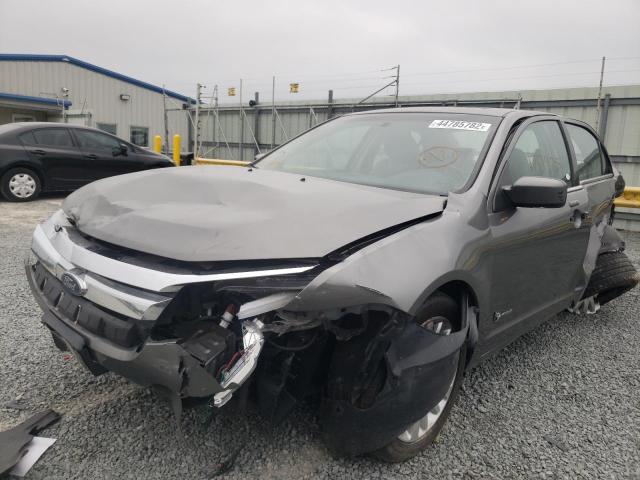 3FADP0L38AR165756 - 2010 FORD FUSION HYBRID GRAY photo 2