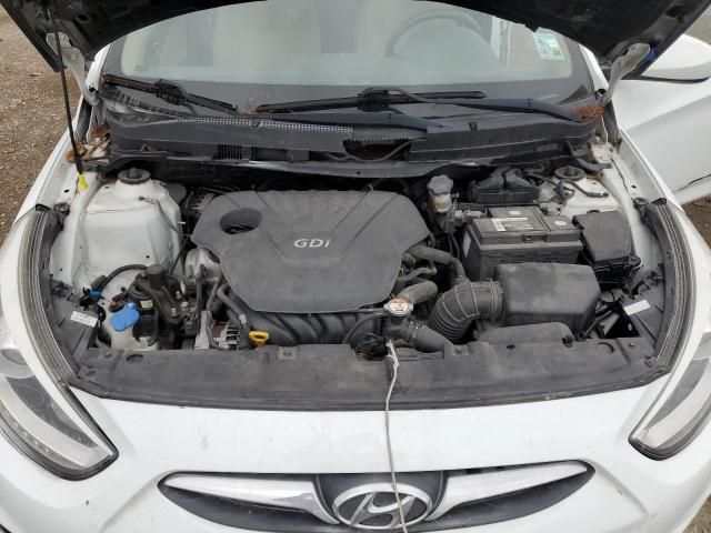 KMHCU4AE7EU708244 - 2014 HYUNDAI ACCENT GLS WHITE photo 11