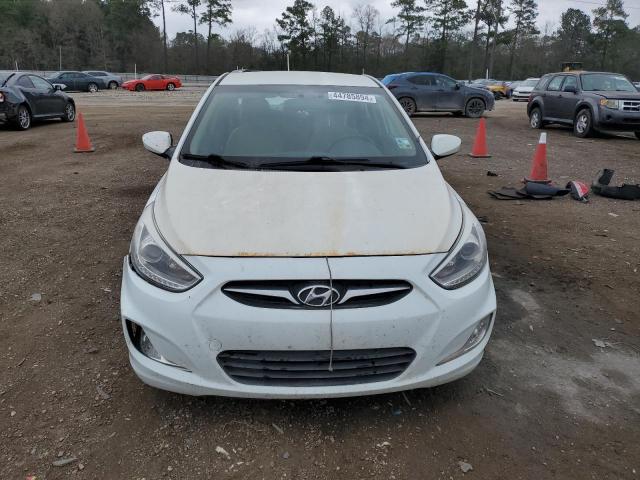 KMHCU4AE7EU708244 - 2014 HYUNDAI ACCENT GLS WHITE photo 5