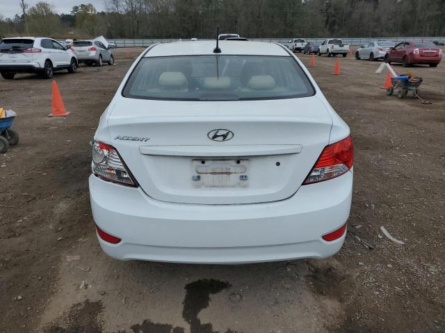 KMHCU4AE7EU708244 - 2014 HYUNDAI ACCENT GLS WHITE photo 6