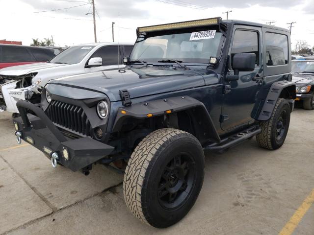 1J4FA24107L223566 - 2007 JEEP WRANGLER X BLUE photo 1