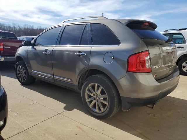 2FMDK4KC6EBA84594 - 2014 FORD EDGE LIMITED GRAY photo 2