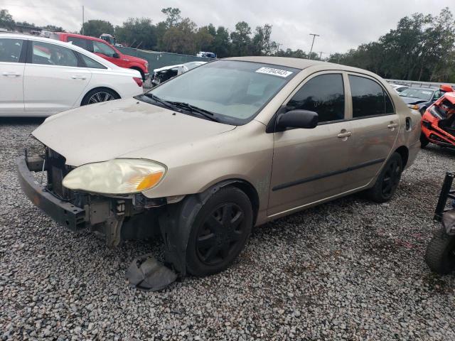 1NXBR32E35Z517541 - 2005 TOYOTA COROLLA CE BEIGE photo 1