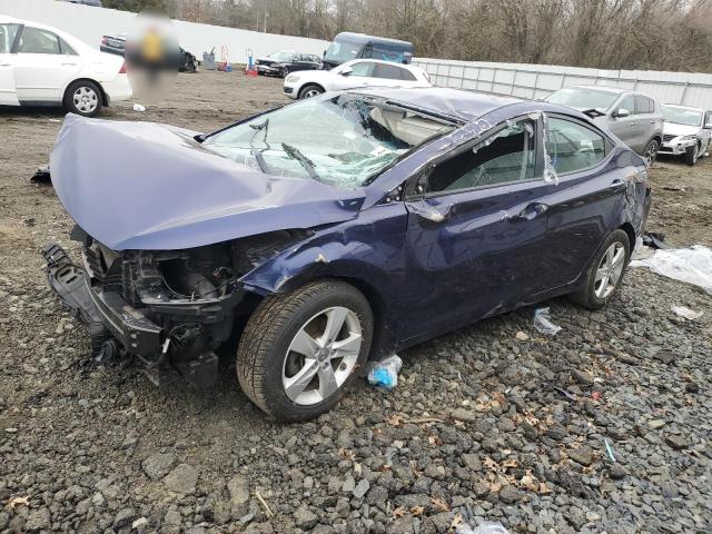 5NPDH4AE6DH418874 - 2013 HYUNDAI ELANTRA GLS BLUE photo 1