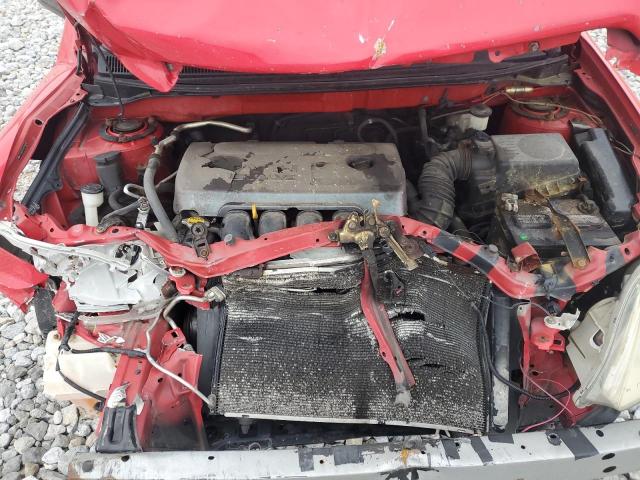 2T1KR32E76C554546 - 2006 TOYOTA COROLLA MA XR RED photo 12