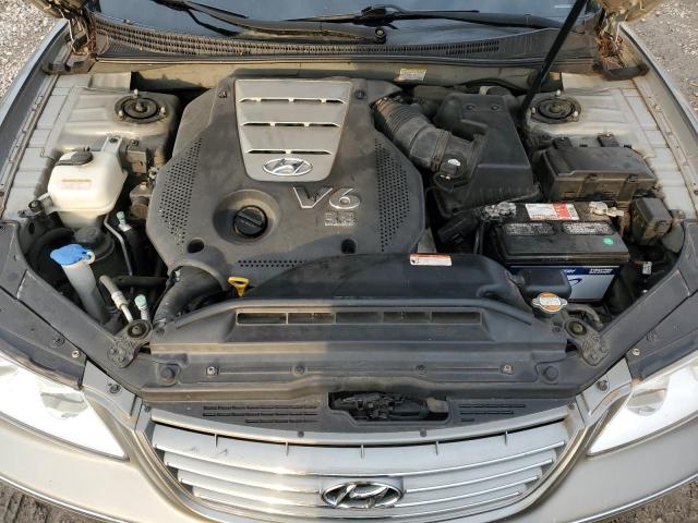 KMHFC46F38A332164 - 2008 HYUNDAI AZERA SE SILVER photo 11