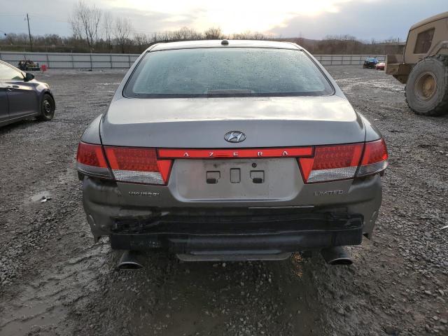 KMHFC46F38A332164 - 2008 HYUNDAI AZERA SE SILVER photo 6