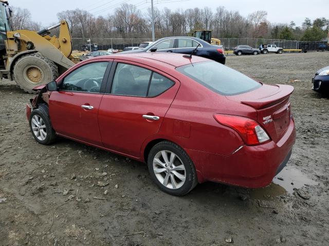 3N1CN7AP8FL800286 - 2015 NISSAN VERSA S RED photo 2