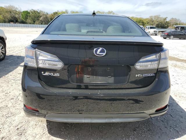 JTHBB1BA6A2037802 - 2010 LEXUS HS 250H BLACK photo 6