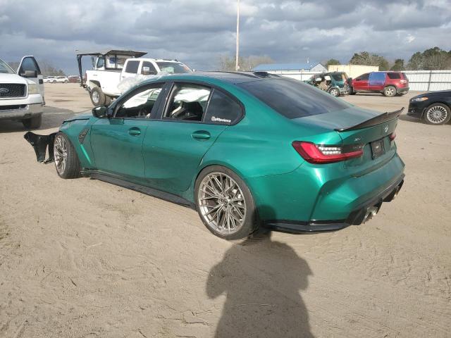 WBS43AY07PFR11218 - 2023 BMW M3 COMPETITION GREEN photo 2