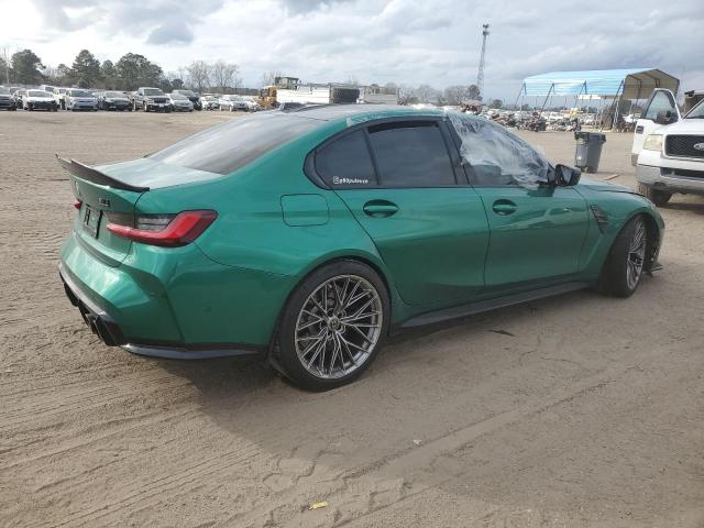 WBS43AY07PFR11218 - 2023 BMW M3 COMPETITION GREEN photo 3