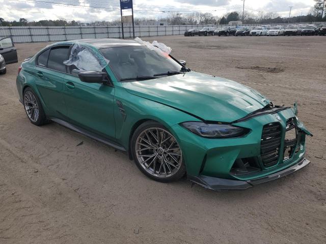 WBS43AY07PFR11218 - 2023 BMW M3 COMPETITION GREEN photo 4