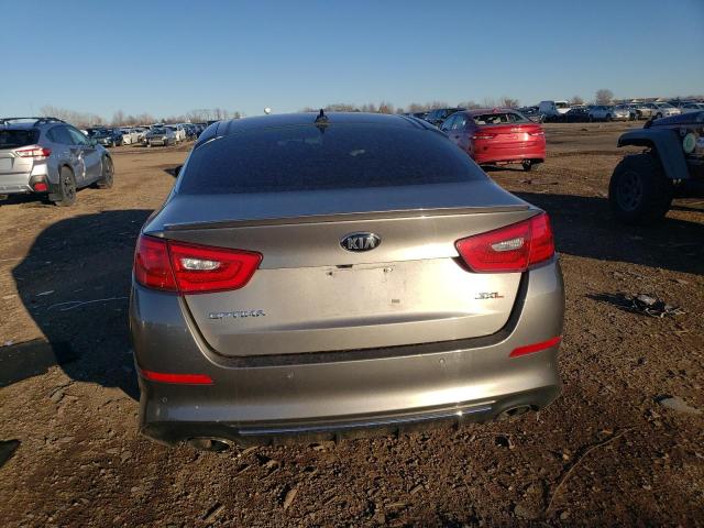 5XXGR4A69FG368179 - 2015 KIA OPTIMA SX GRAY photo 6