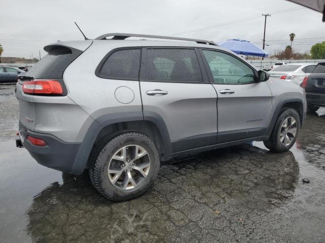1C4PJMBS2EW207107 - 2014 JEEP CHEROKEE TRAILHAWK SILVER photo 3
