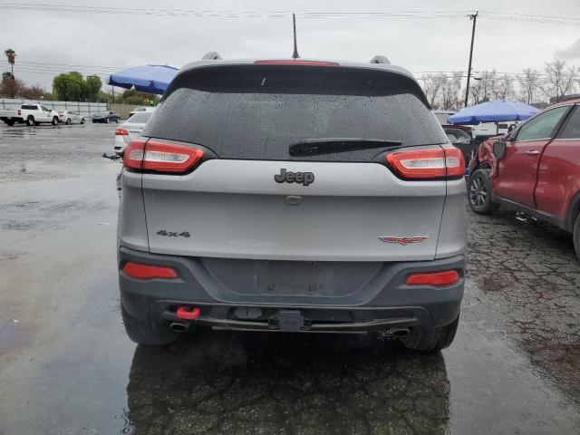 1C4PJMBS2EW207107 - 2014 JEEP CHEROKEE TRAILHAWK SILVER photo 6