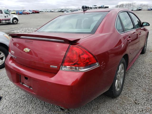 2G1WB5E37E1164175 - 2014 CHEVROLET IMPALA LIM LT BURGUNDY photo 3