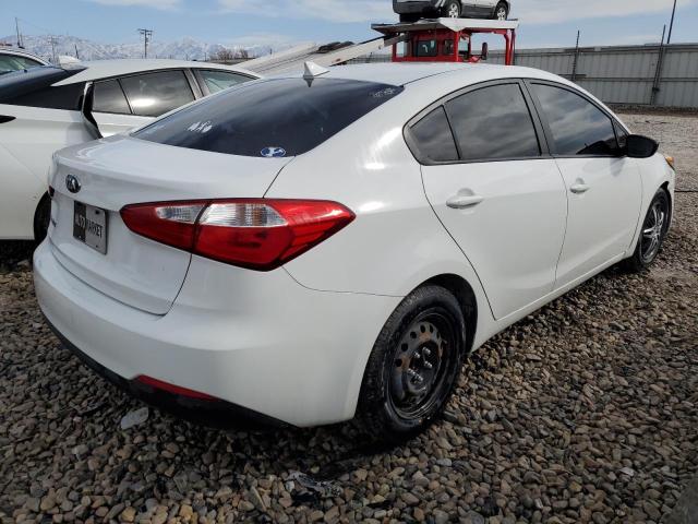 KNAFK4A60G5562988 - 2016 KIA FORTE LX WHITE photo 3