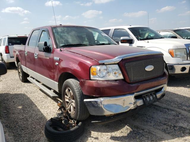 1FTPW12V26KC09782 - 2006 FORD F150 SUPERCREW MAROON photo 4