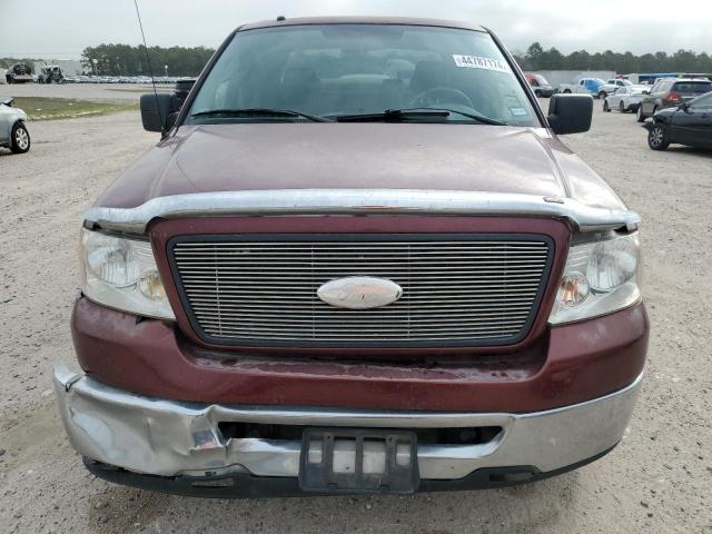 1FTPW12V26KC09782 - 2006 FORD F150 SUPERCREW MAROON photo 5