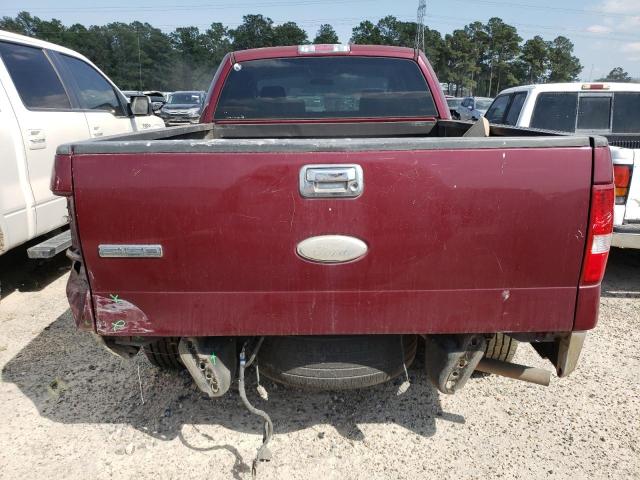 1FTPW12V26KC09782 - 2006 FORD F150 SUPERCREW MAROON photo 6