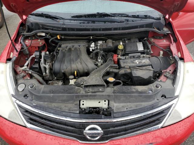 3N1BC1CP2CL370259 - 2012 NISSAN VERSA S RED photo 11