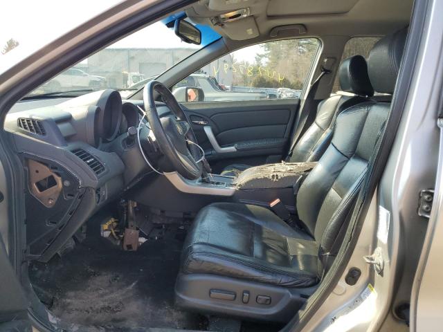 5J8TB18299A003846 - 2009 ACURA RDX SILVER photo 7