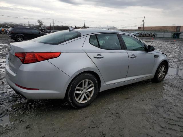 KNAGM4A73D5395819 - 2013 KIA OPTIMA LX SILVER photo 3