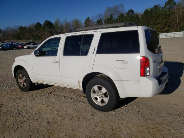 5N1AR18U78C603511 - 2008 NISSAN PATHFINDER S WHITE photo 2