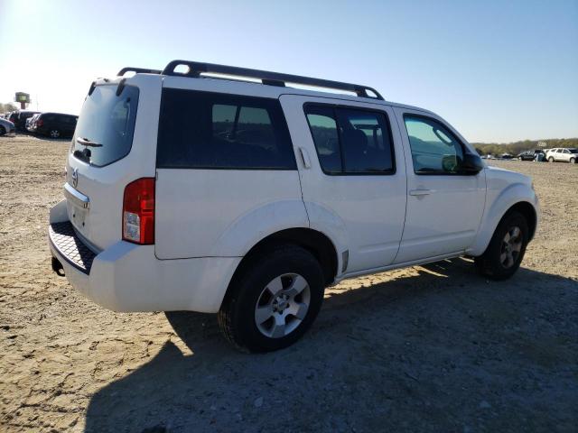 5N1AR18U78C603511 - 2008 NISSAN PATHFINDER S WHITE photo 3