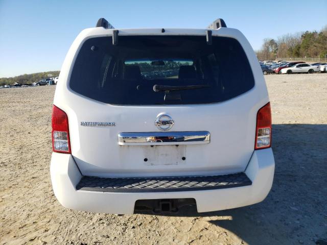 5N1AR18U78C603511 - 2008 NISSAN PATHFINDER S WHITE photo 6