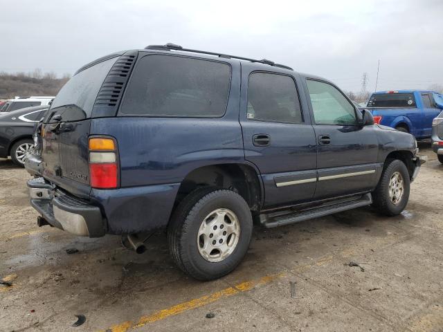 1GNEC13V85J242246 - 2005 CHEVROLET TAHOE C1500 BLUE photo 3