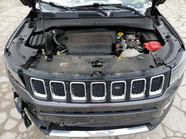 3C4NJCCBXKT769337 - 2019 JEEP COMPASS LIMITED GRAY photo 12