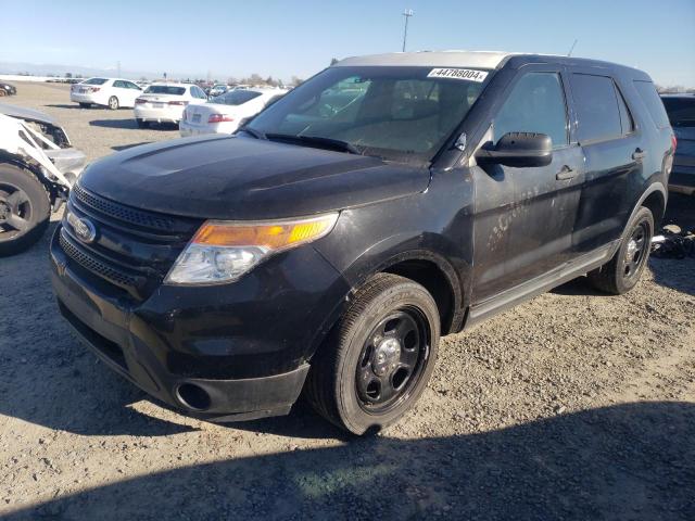 1FM5K8AR1EGC40471 - 2014 FORD EXPLORER POLICE INTERCEPTOR BLACK photo 1
