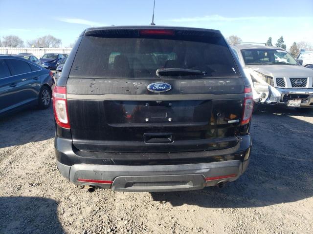 1FM5K8AR1EGC40471 - 2014 FORD EXPLORER POLICE INTERCEPTOR BLACK photo 6