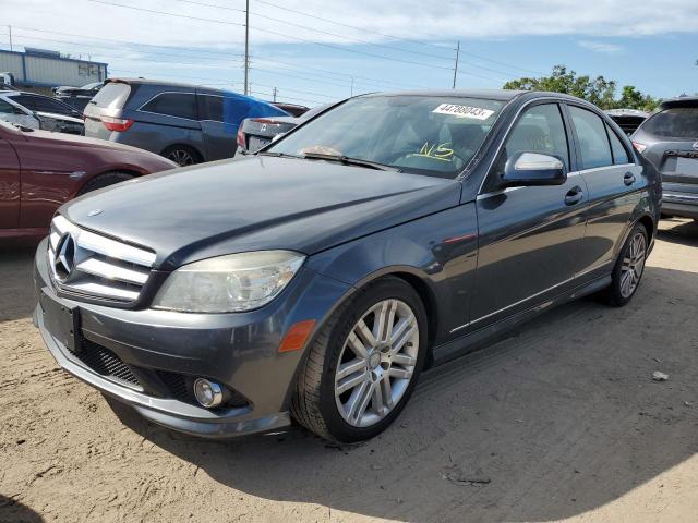 WDDGF81X29R067821 - 2009 MERCEDES-BENZ C-CLASS 300 4MATIC GRAY photo 1