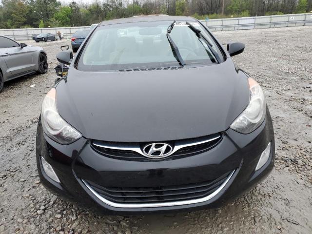 KMHDH4AE5DU561770 - 2013 HYUNDAI ELANTRA GLS BLACK photo 5