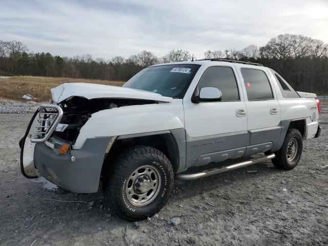 3GNGK23G52G166758 - 2002 CHEVROLET AVALANCHE K2500 WHITE photo 1