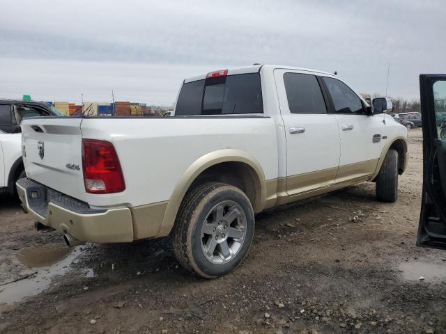 1C6RD7PT6CS148383 - 2012 DODGE RAM 1500 LONGHORN WHITE photo 3