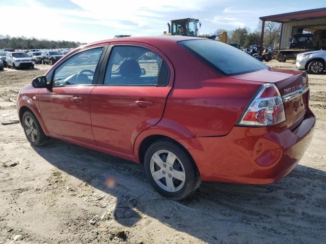 KL1TD56617B107493 - 2007 CHEVROLET AVEO BASE Qırmızı foto 2