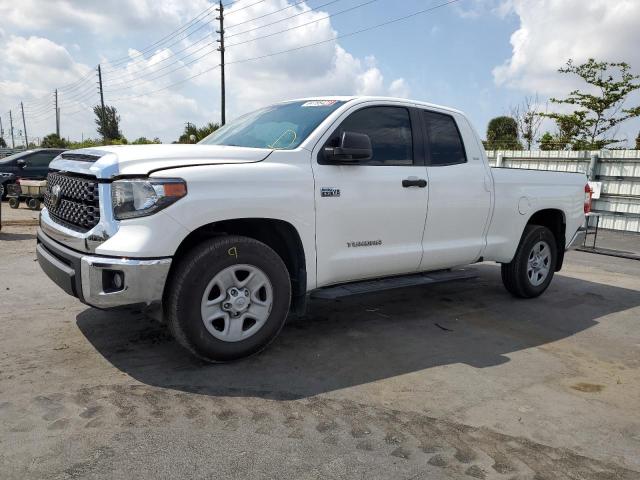5TFRY5F11LX260576 - 2020 TOYOTA TUNDRA DOUBLE CAB SR/SR5 WHITE photo 1