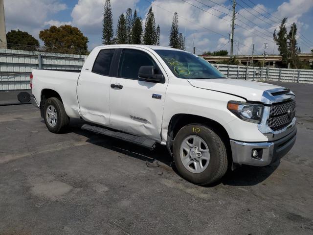 5TFRY5F11LX260576 - 2020 TOYOTA TUNDRA DOUBLE CAB SR/SR5 WHITE photo 4