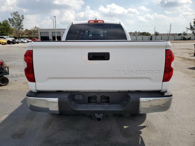 5TFRY5F11LX260576 - 2020 TOYOTA TUNDRA DOUBLE CAB SR/SR5 WHITE photo 6