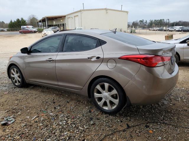 5NPDH4AE5CH127412 - 2012 HYUNDAI ELANTRA GLS TAN photo 2