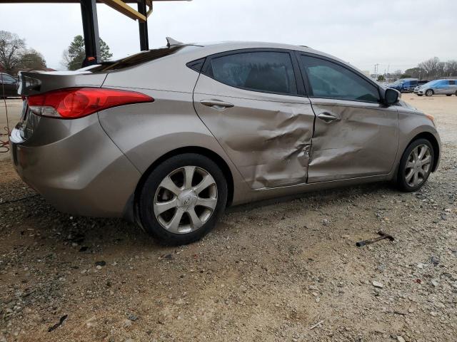 5NPDH4AE5CH127412 - 2012 HYUNDAI ELANTRA GLS TAN photo 3