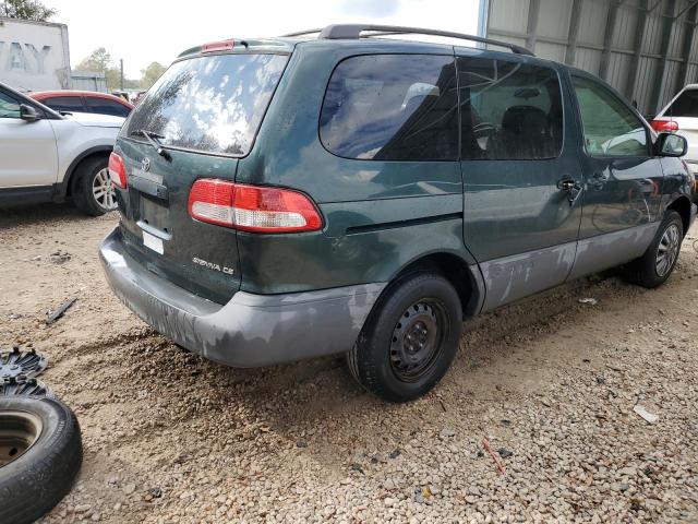 4T3ZF19C73U543063 - 2003 TOYOTA SIENNA CE GREEN photo 3