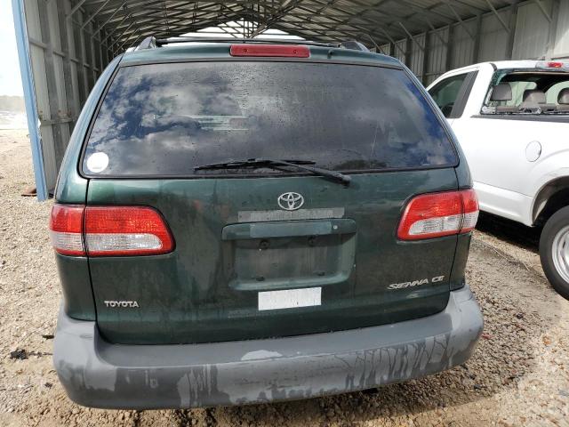 4T3ZF19C73U543063 - 2003 TOYOTA SIENNA CE GREEN photo 6