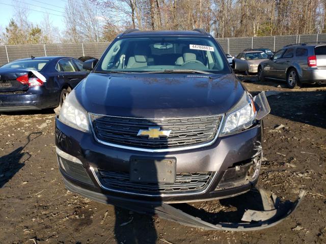 1GNKRFKD1DJ153947 - 2013 CHEVROLET TRAVERSE LS GRAY photo 5